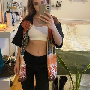 sickest graphic button up